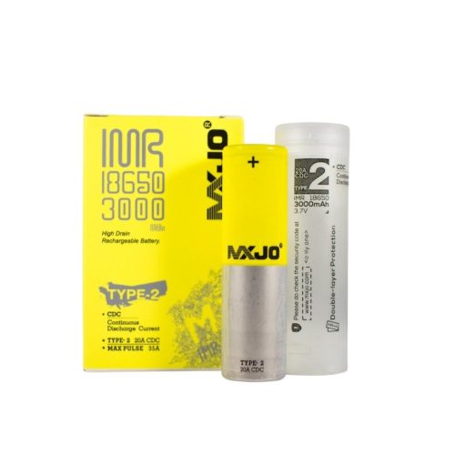 MXJO - 18650 Type-2 3000mAh 20A Battery - Batteries (Pack of 4) - MK Distro