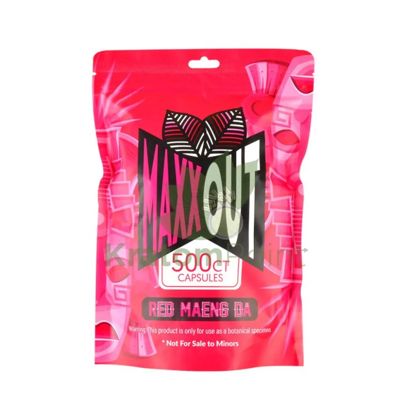 pain out maxx kratom capsules 500ct red maeng da 547