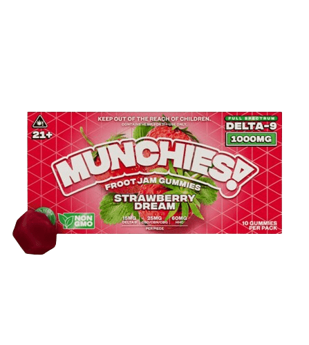 Delta Munchies - Froot Jam Gummies (Delta-9, CBD/CBNCBG) - Gummies and Edibles (100mgx10) - MK Distro