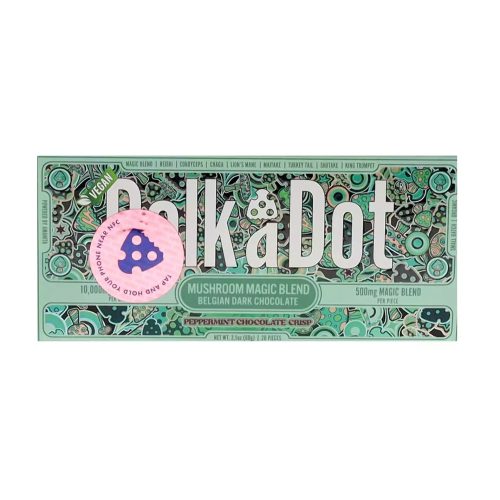 Polk A Dot - Mushroom Magic Blend Chocolate - Nootropic Edibles (10000mg x 10) - MK Distro