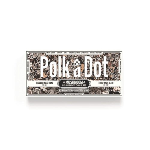 Polk A Dot - Mushroom Magic Blend Chocolate - Nootropic Edibles (10000mg x 10) - MK Distro