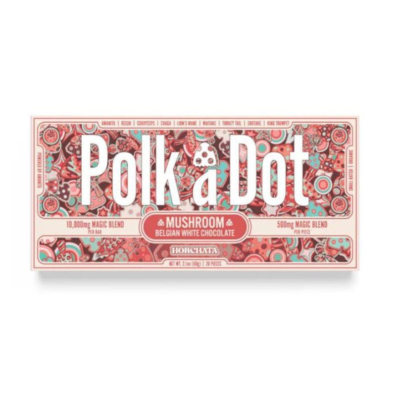 Polk A Dot - Mushroom Magic Blend Chocolate - Nootropic Edibles (10000mg x 10) - MK Distro