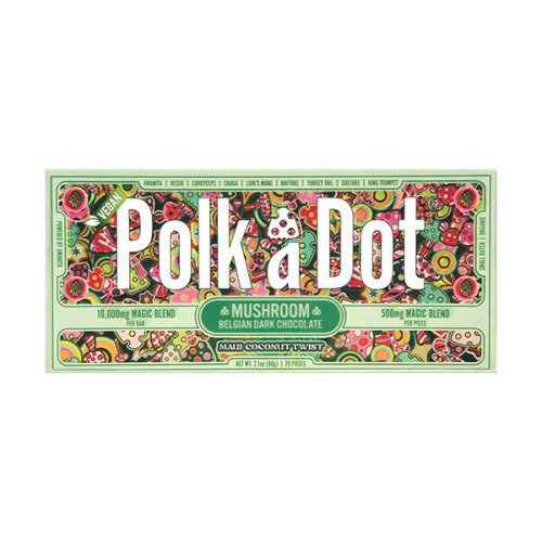 Polk A Dot - Mushroom Magic Blend Chocolate - Nootropic Edibles (10000mg x 10) - MK Distro