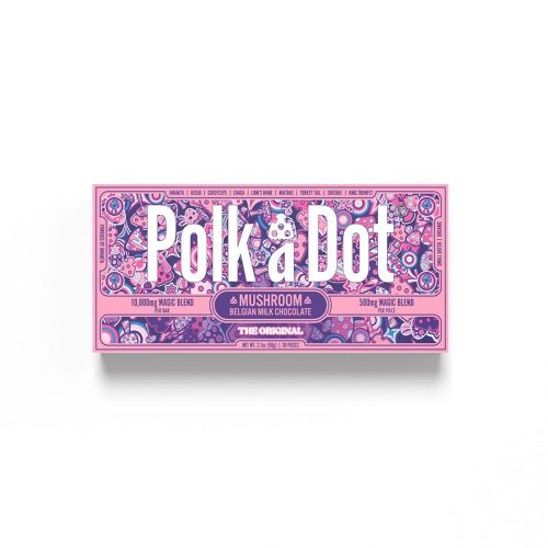 Polk A Dot - Mushroom Magic Blend Chocolate - Nootropic Edibles (10000mg x 10) - MK Distro