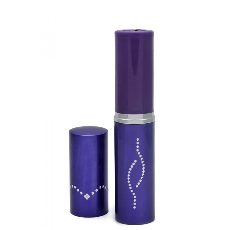 purple cheetah lipstick stun gun a4267