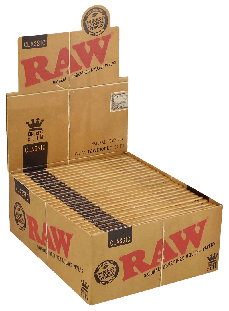 raw classic kingsize wide or slim rolling papers 50 pack king size slim rolling papers dankgeek