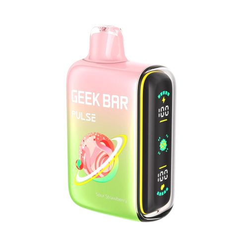 sour strawberry geekbar pulse 15000