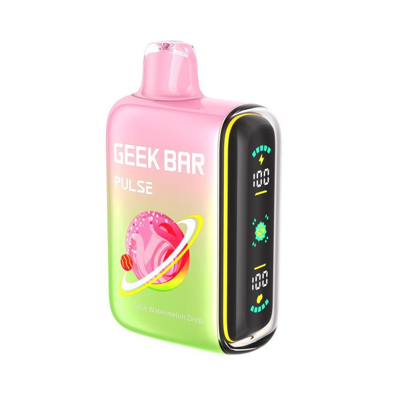 sour watermelon drop geekbar pulse 15000