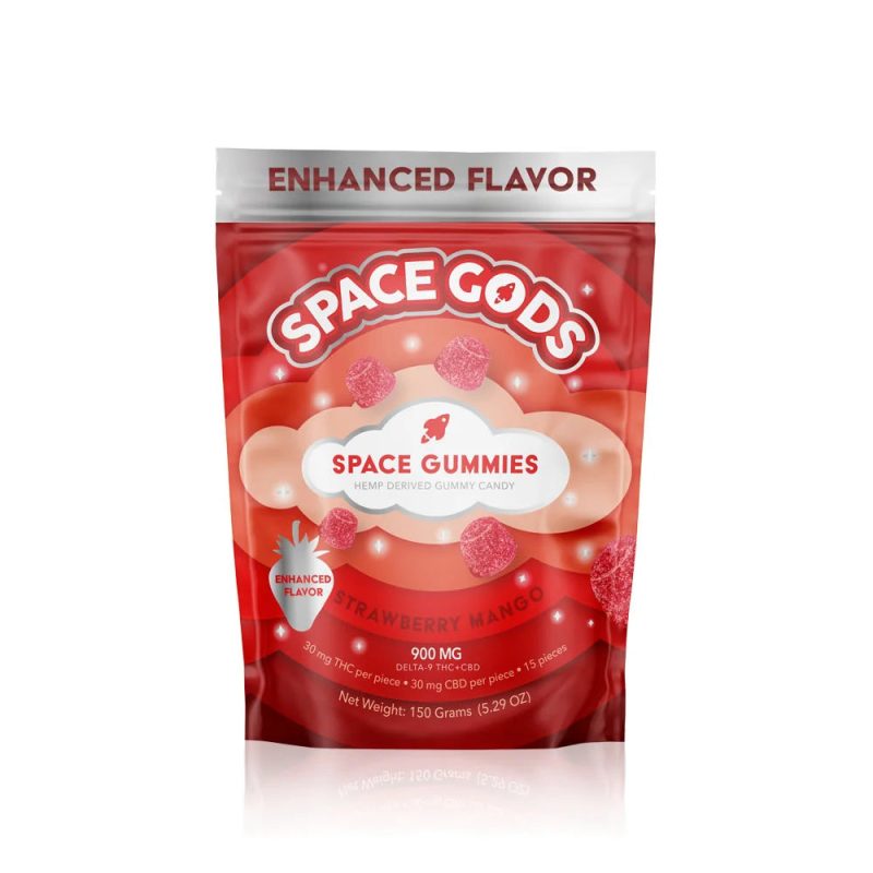 Space Gods Mega Dose (Delta 9 THC + CBD) - Space Gummies (900mg) - MK Distro