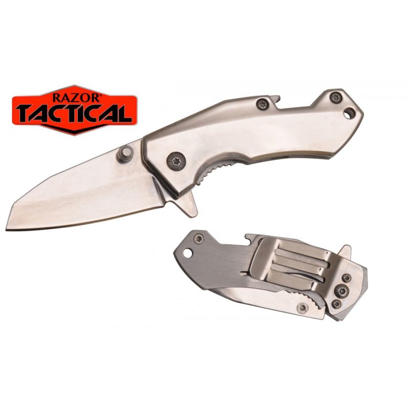 spring assist knife 3 metal handle 2334