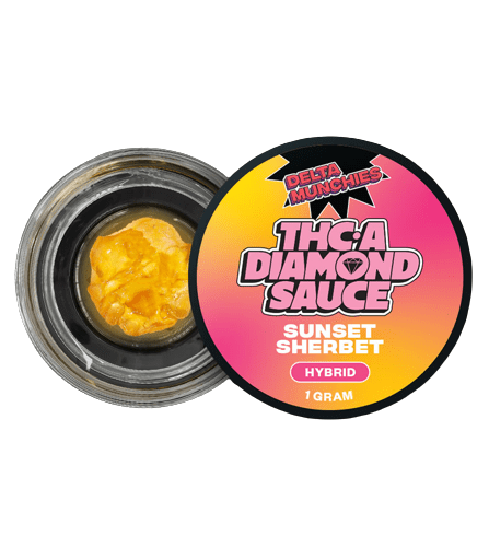 Delta Munchies - Live Resin Dabs (THC-A Diamond Sauce) - Hemp Wax (1g x 10) - MK Distro