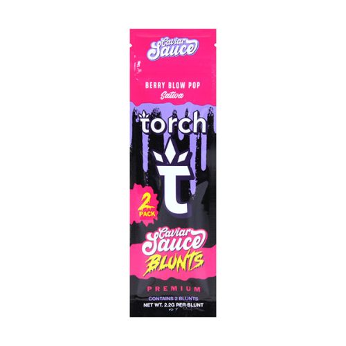 Torch - Caviar Sauce Blunts (THC-A) - Hemp Pre-Rolls (2.2g per pack) - MK Distro