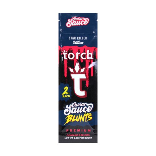 Torch - Caviar Sauce Blunts (THC-A) - Hemp Pre-Rolls (2.2g per pack) - MK Distro