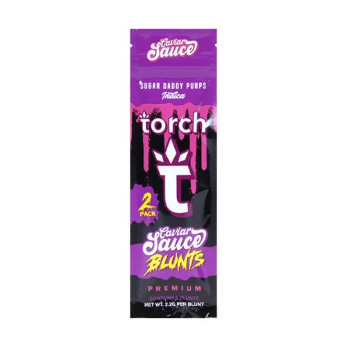 Torch - Caviar Sauce Blunts (THC-A) - Hemp Pre-Rolls (2.2g per pack) - MK Distro