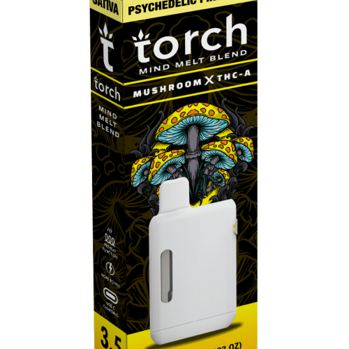 Torch - Mind Melt Blend (Mushroom x THC-A) - Hemp Disposables (3.5g x 5) - MK Distro