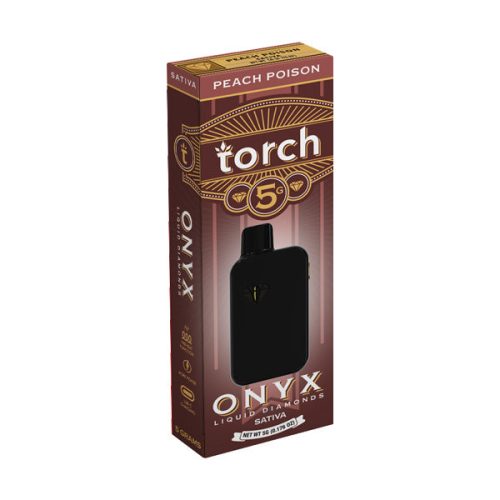 Torch - Onyx Liquid Diamonds (D8 + D9 + THC-A + THC-P) - Hemp Disposables (5g x 5) - MK Distro