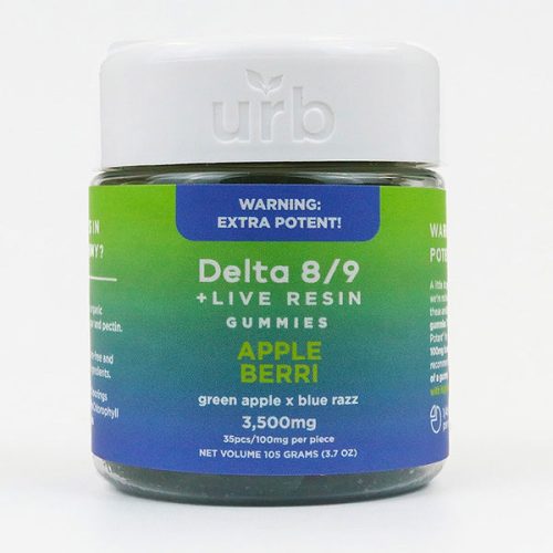 urb - Extra Potent (Delta 8/9 + Live Resin) - Gummies & Edibles (3500mg) - MK Distro