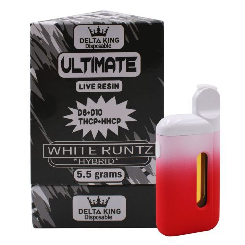 Delta King - Ultimate Live Resin (D8 + D10 + THCP + HHCP) - Hemp Disposables (5.5g x 6) - MK Distro